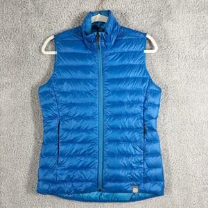 REI Co-op 650 Fill Down‎ Vest Womens Size S Blue Puffer Packable